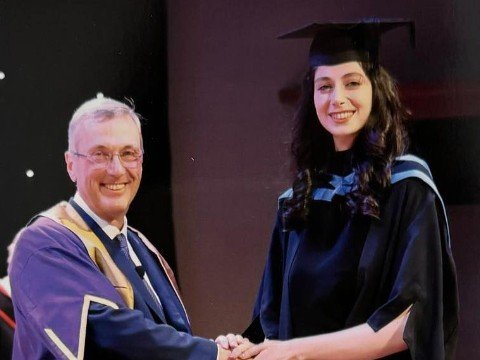 Şəhid polkovnik İlqar Mirzəyevin qızı nüfuzlu universitetin məzunu oldu