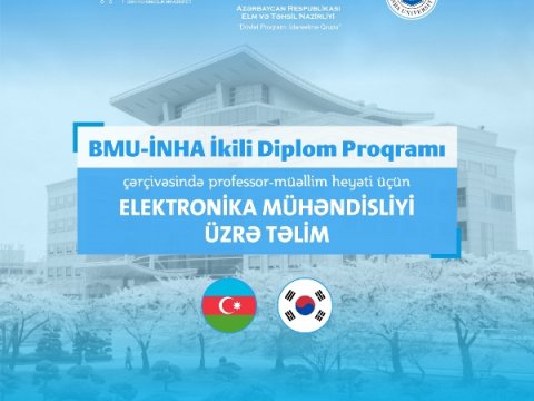 BMU ilə İNHA Universiteti arasında təlim təşkil olunacaq