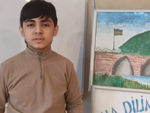 “Örnək müəllim”in şagirdi şeir yazıb səsləndirdi