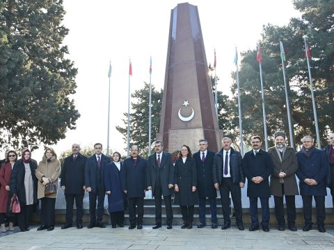 Türkiyənin milli təhsil naziri Azərbaycanda səfərdədir