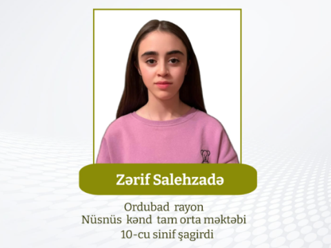 Naxçıvan məktəblisi “Technest Təqaüd Proqramı” üzrə tam təqaüd QAZANIB