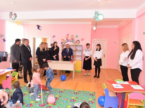 Abşeron rayonunda yeni uşaq bağçası istifadəyə verilib