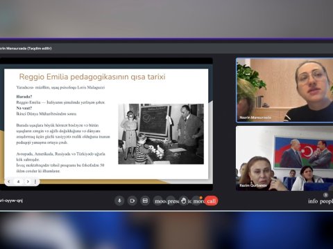 MDU-da “Məktəbəqədər təhsildə Reggio Emilia pedoqogikası” adlı təlim keçirilib