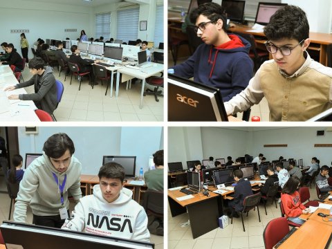 BMU-da informatika fənni üzrə yarımfinal turu keçirilib
