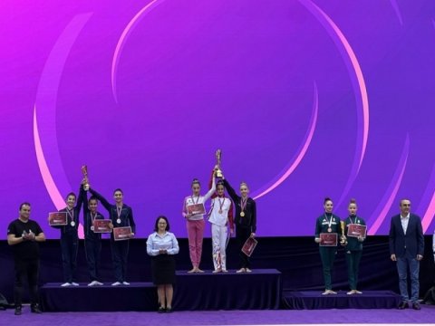 Azərbaycan gimnastları beynəlxalq turnirdə gümüş medal qazanıblar