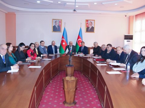 BMU-da mərakeşli doktorantın dissertasiya işinin müzakirəsi keçirilib