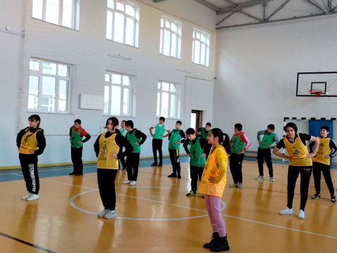 Paytaxt məktəblərində idman həftəsi - FOTOLAR