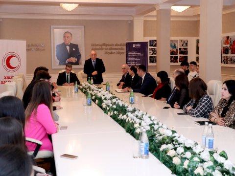 AzTU-da Azərbaycan Qızıl Aypara Cəmiyyətinin 104 illiyi qeyd olunub