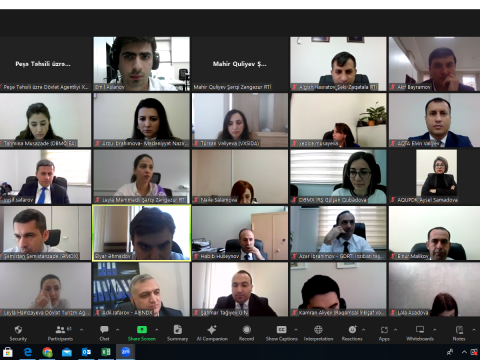 DİM - də onlayn təlim keçirilib