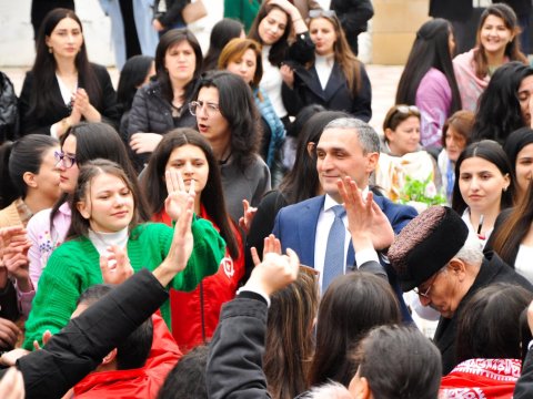 Mingəçevir Dövlət Universitetində Novruz şənliyi keçirilib