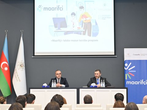 “Maarifçi” proqramının iştirakçıları ilə görüş keçirilib