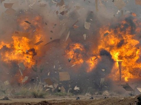 Şəmkirdə evdə partlayış olub, xəsarət alanlar var  