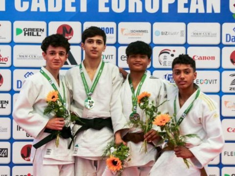 Cüdoçularımız Avropa Kubokunun ilk günündə 7 medal qazanıblar