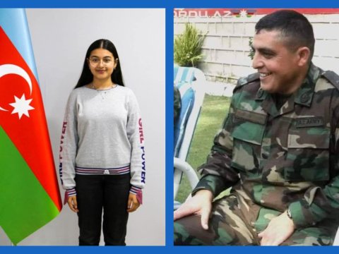 Şəhid polkovnik Vüqar Yusifovun qızı imtahandan 289 bal toplayıb