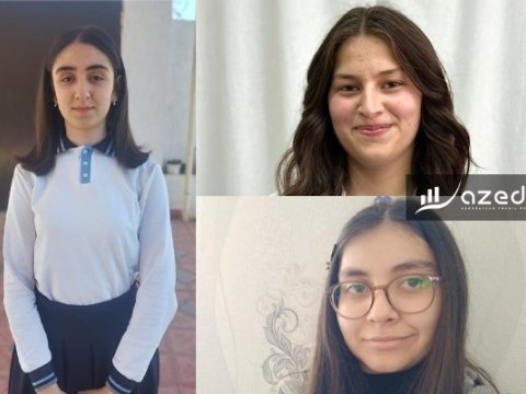 Qazax-Tovuz bölgəsinin 3 şagirdi maksimum nəticə göstərib