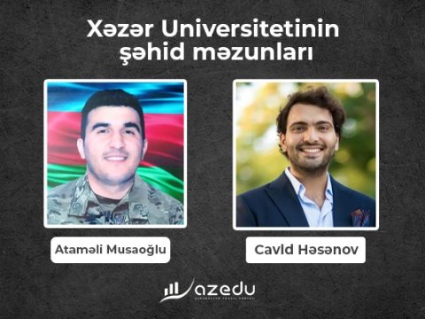 Xəzər Universitetinin şəhid məzunları - TANIYAQ