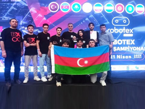 BMU komandaları “Robotex Türkiyə”də birinci oldu