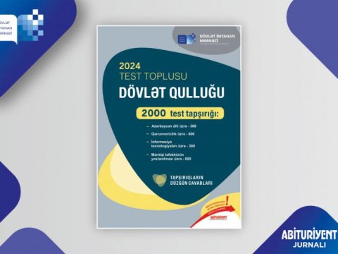 Dövlət İmtahan Mərkəzi “2000 test tapşırığı” toplusunu nəşr edib