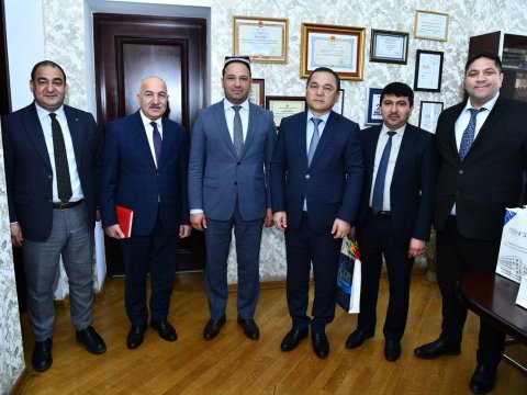 Daşkənd Kimya Texnolgiya Universitetinin rektoru ADNSU-da olub