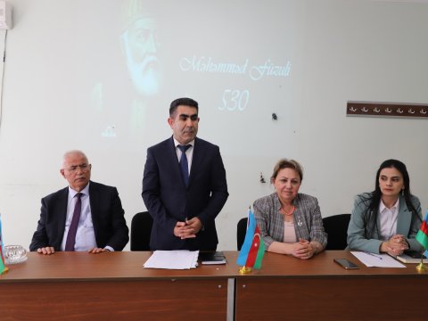 LDU-da M.Füzulinin 530 illiyi qeyd edilib