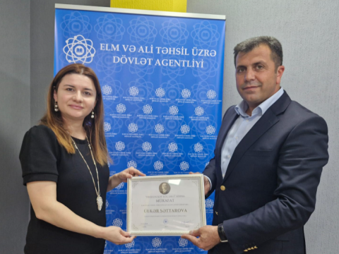 “Firidun bəy Köçərli” mükafatı Ülkər Səttarovaya təqdim edildi 