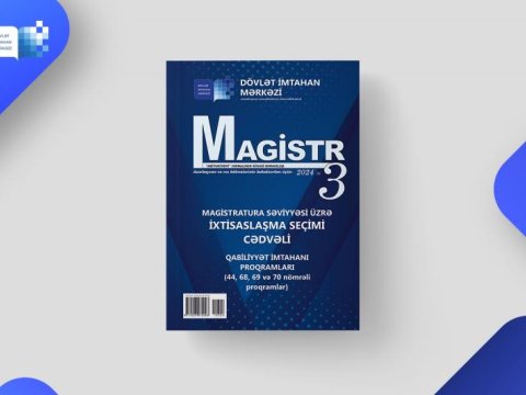 «Magistr» jurnalının 3-cü nömrəsi nəşr edilib