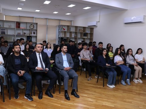 AzMİU-nun tələbələrindən ibarət media komandası hesabat verib