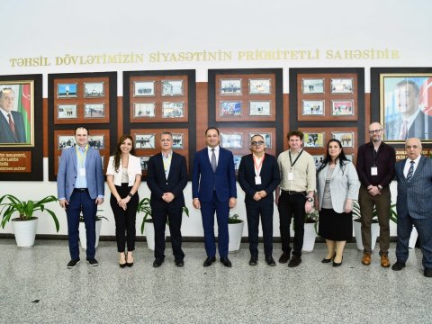 Beynəlxalq konfransa qatılan qonaqlar ADNSU-da olub