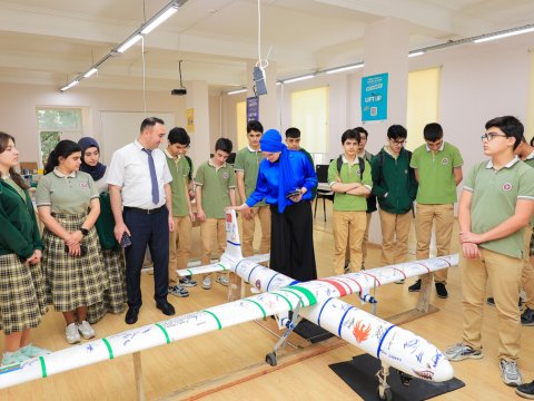 Şagirdlər AzTU-ya ekskursiya ediblər