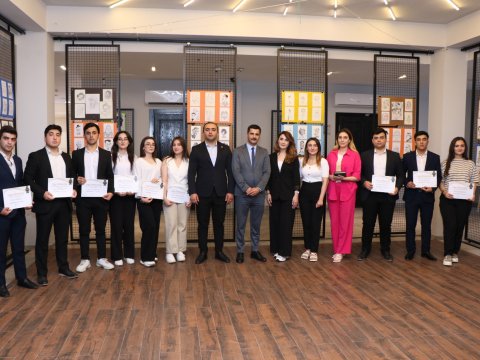 AzMİU-nun “Brend tələbə”ləri mükafatlandırılıb - FOTO