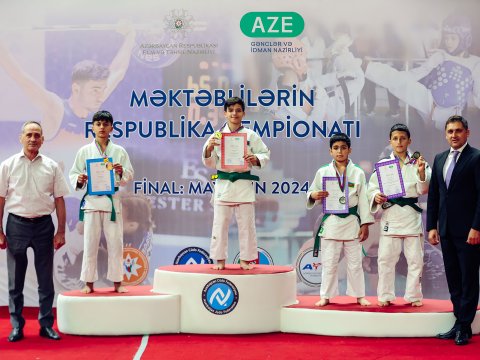 “Məktəblilərin respublika çempionatı”nın cüdo idman növü üzrə final yarışları keçirilib