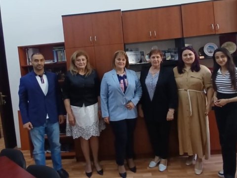 Rumıniya universitetinin professorları UNEC-də olublar
