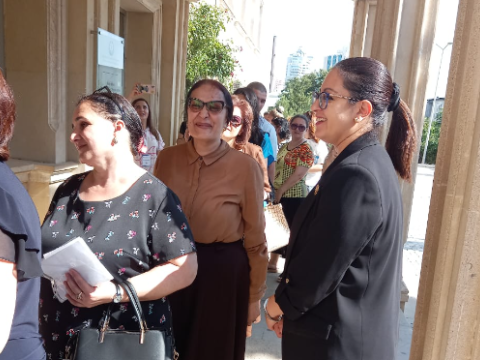 BŞTİ müdiri sertifikatlaşdırmada iştirak edən müəllimlərə uğurlar arzulayıb