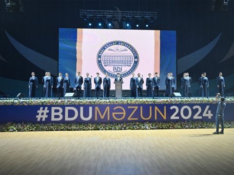 Milli Gimnastika Arenasında BDU-nun Məzun Günü keçirilib