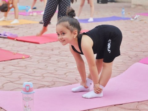 Naxçıvanda açıq gimnastika məşğələləri reallaşıb