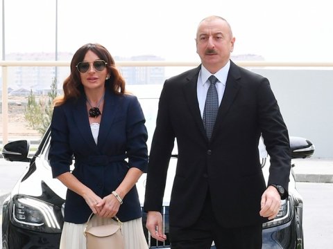 Prezident və birinci xanım LANDAU Məktəbinin açılışında iştirak ediblər