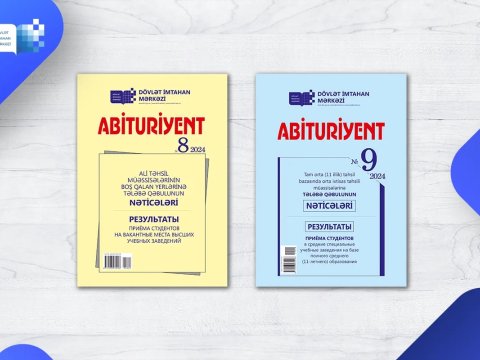 “Abituriyent” jurnalının 8-ci və 9-cu nömrələri nəşr edilib