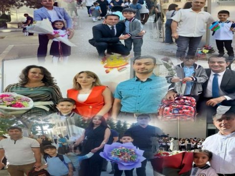 Jurnalistlərin övladları 1-ci sinfə getdilər - FOTO