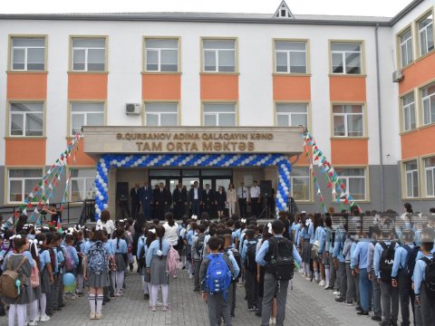 Sabirabadda yeni məktəb binası istifadəyə verilib