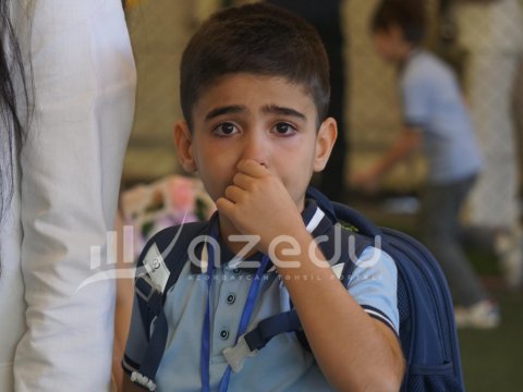 Bəzilərini ağladan, bəzilərini güldürən ilk dərs günü - REPORTAJ+FOTOLAR