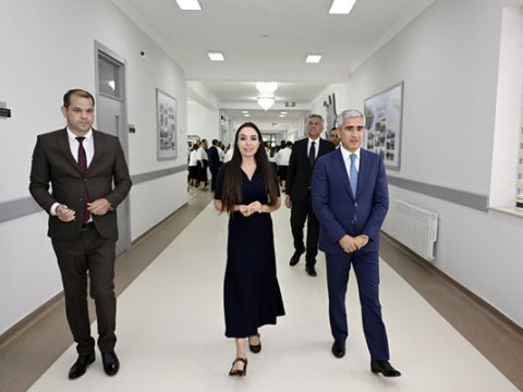 Biləsuvarda fond tərəfindən məktəb açılıb