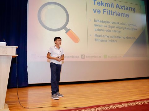 Məktəbli innovativ əmlak platforması YARATDI