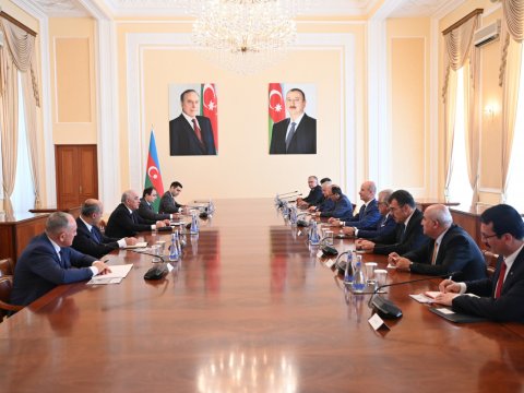 Əli Əsədov Türkiyənin Ali Təhsil Şurasının sədri ilə görüşüb