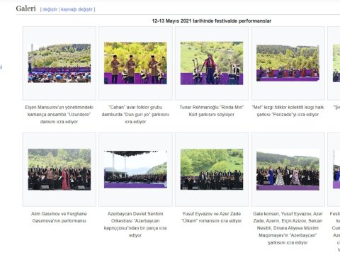 &ldquo;Vikipediya&rdquo;da Türk dilində &ldquo;Xarıbülbül&rdquo; festivalı haqqında bölmə yaradılıb
