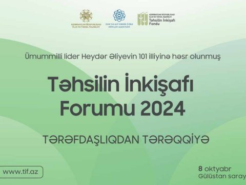 Təhsilin İnkişafı Forumunun spikerləri bəlli oldu