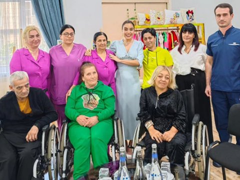 Leyla Əliyeva sosial xidmət müəssisəsində -&nbsp;FOTOLAR