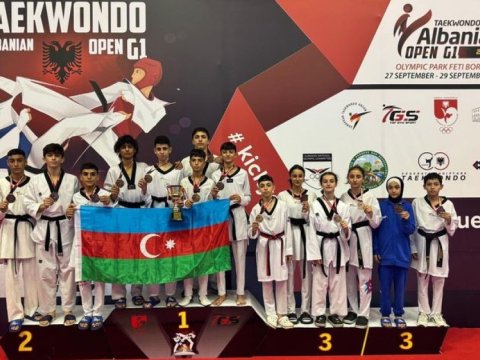 Azərbaycan taekvondoçuları beynəlxalq turnirdə 14 medal qazanıblar