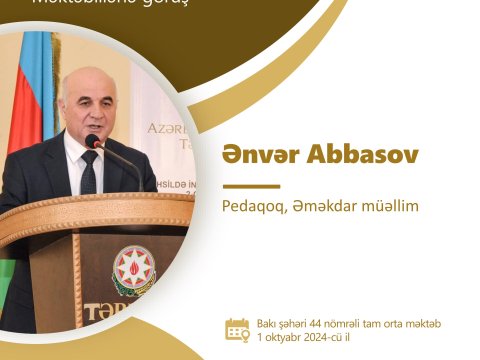 Tanınmış pedaqoq məktəblilərlə görüşəcək