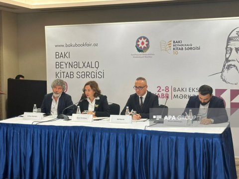 10-cu Bakı Beynəlxalq Kitab Sərgisi ilə bağlı&nbsp;konfrans&nbsp;keçirilib