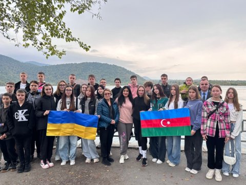 Ukraynalı uşaqlar Qəbələdə reabilitasiya xidmətlərinə cəlb olunublar